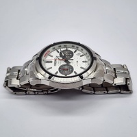 Seiko Coutura Chronograph Silver Dial Quartz Stainless Steel Watch SSB433