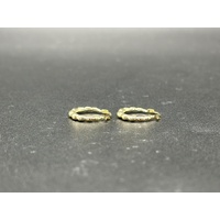 Ladies 9ct Yellow Gold Hoop Earrings