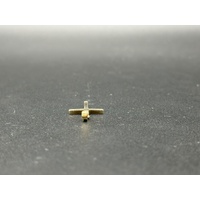 Unisex 9ct Yellow Gold Religious Cross Pendant