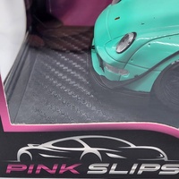 Jada Pink Slips 1:18 RWB 993 Porsche 911 Kei Kishi Turquoise Diecast Car
