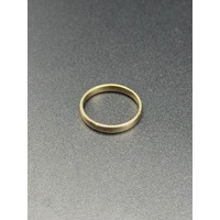 Unisex 10ct Yellow Gold Plain Wedding Band Ring