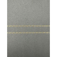 Unisex 9ct Yellow Gold Figaro Link Necklace
