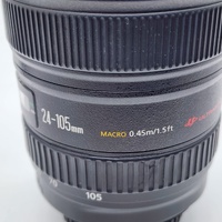 Canon EF 24-105mm f/4L IS USM Lens Red Ring L-Series Zoom 77mm Filter