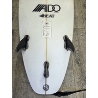 Aido Surfboards The Heat 5'10" Shortboard 28.5L FCS II 3 Fin Surf Board