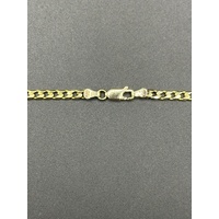 Unisex 9ct Yellow Gold Curb Link Necklace