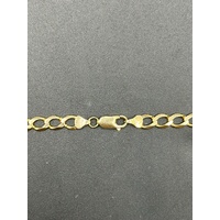 Unisex 9ct Yellow Gold Curb Link Necklace