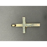  Unisex 9ct Yellow Gold Religious Crucifix Pendant