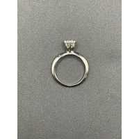 Ladies 18ct White Gold Diamond Engagement Ring