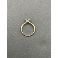 Ladies 18ct Yellow Gold Diamond Engagement Ring