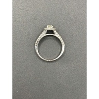 Ladies 18ct White Gold Diamond Cluster Ring