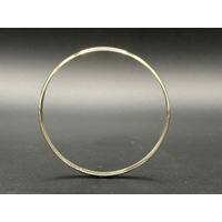 Ladies 9ct Yellow Gold Round Bangle