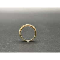 Ladies 9ct Yellow Gold Diamond Cluster Ring