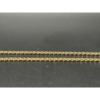 Unisex 14ct Yellow Gold Curb Link Necklace