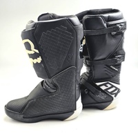 Fox Racing Adult Comp Motorcycle Motocross Boots Black White