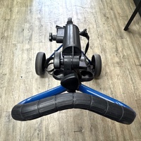 BagBoy Sidekick 3 Wheel Golf Push Cart Blue Black Foldable Caddy
