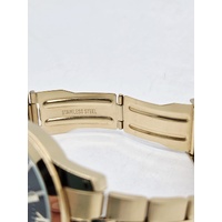 JAG J2156A Mens Analogue Quartz Watch Gold Tone Black Dial WR 50M