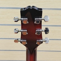 SX Essex Custom Guitars DG1VS Acoustic Guitar Red Sunburst with Carry Bag