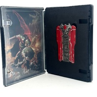DOOM The Dark Ages 12 Inch Slayer Statue Collector Pack Steelbook Replica Key