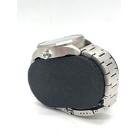 NIXON Sentry Solar Stainless Steel Silver Jasper 40mm Watch 10ATM