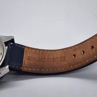 JAG Sandown J2849 Mens Watch Blue Dial Genuine Perforated Leather 5ATM