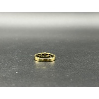 Ladies 18ct Yellow Gold Diamond Band Ring