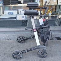 Aspire Vogue Forearm Seat Walker Rollator 150kg White Black