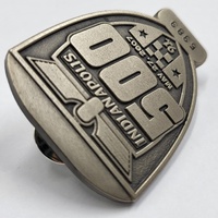 Indianapolis 500 May 27 2007 Badge Pin #5383 Silver 91st Indy 500 Race Collectible