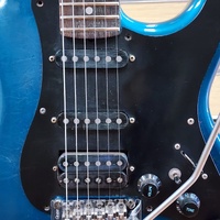 Vintage 1980 Kramer Focus 3000 Electric Guitar Blue 6 String Floyd Rose