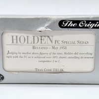Trax TR13K Holden FC Special Sedan 1958 The Originals Diecast Model