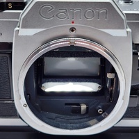 Canon AE-1 35mm Film Camera Tested with Power Winder A2 Data Back A