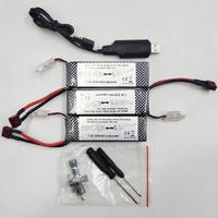 KELEIDI TOYS F-14A 1/10 4WD High Speed Metal Upgraded RC Car 2.4GHz 3 Batteries