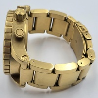 NIXON The 51-30 Chrono Gold Tone Mens Watch 300M Stainless Steel 