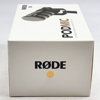 RØDE PodMic Dynamic Podcasting Microphone Broadcast Quality
