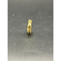 Ladies 18ct Yellow Gold Bubble Heart Pendant