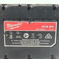 Milwaukee M18 18V RedLithium-Ion 5.0Ah Extended Capacity Battery Pack M18B5