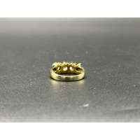 Ladies 14ct Yellow Gold Diamond Ring