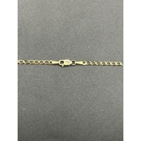 Unisex 9ct Yellow Gold Curb Link Necklace