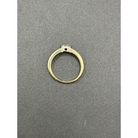 Ladies 18ct Yellow Gold Diamond Cluster Ring