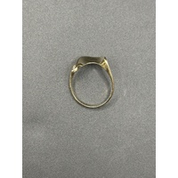 Ladies 9ct Yellow Gold Diamond Fancy Ring