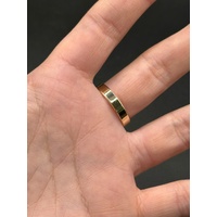 Unisex 9ct Yellow Gold Plain Band Ring