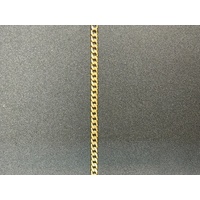 Unisex 18ct Yellow Gold Curb Link Patterned Plaque Bracelet