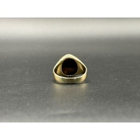 Men’s 9ct Yellow Gold Tiger’s Eye Signet Ring