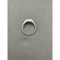 Mens 14ct Yellow Gold Diamond Ring
