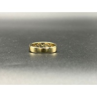 Men’s 10ct Yellow Gold Diamond Band Ring