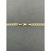Unisex 9ct Yellow Gold Curb Link Necklace Chain