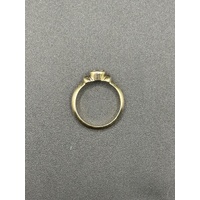 Ladies 9ct Yellow Gold Cubic Zirconia Ring