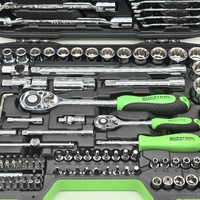 Supatool STP2134 134pc Socket Spanner Set Metric Imperial 1/4 1/2 Inch Drive