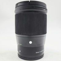 Sigma 16mm F1.4 DC DN Contemporary Lens Sony E-Mount APS-C