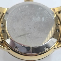 Fossil Townsman ME1137 Men's Gold-Tone Hybrid Quartz Automatic Skeleton Watch