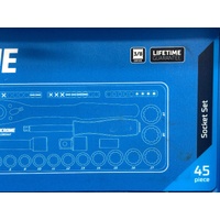 Kincrome K28060 3/8 Inch Drive 45 Piece Metric Socket Set